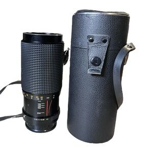 Vintage Konica Zoom Lens 80-200mm‎ F4 Hexanon AR Mount Japan